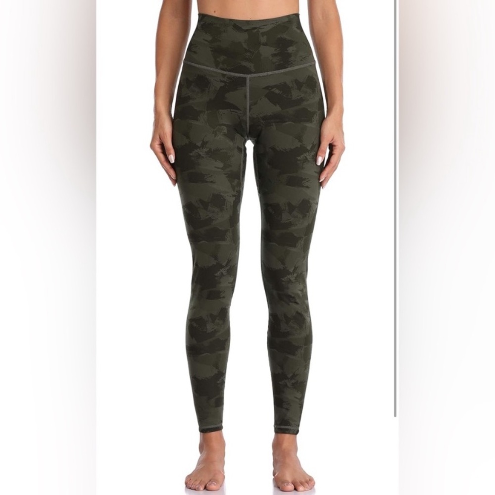 Colorfulkoala camo high-rise leggings